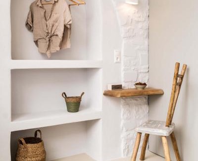 Aliki Apartment | Cavos Paros Boho Chic sea-view apartment in Aliki, Paros