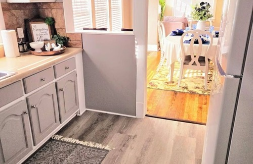Florence House | Cedar Gray is a charming 3-bedroom located one block from historic downtown.