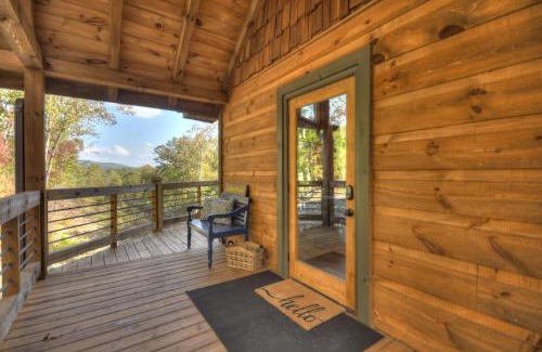 Mineral Bluff House | Cedar Ridge - Secluded Mineral Bluff Cabin - Hot Tub, Game Room, Outdoor Fireplace, Stunning Views
