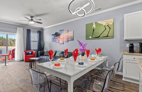 Myrtle Beach House | Central location Modern Lakefront 2 king-Suite 3 Bedroom 3 Full Bathroom