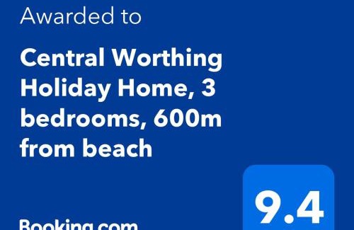 Worthing House | Central Worthing Holiday Home, 3 bedrooms, 600m from beach