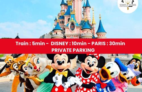 Bussy-Saint-Georges Apartment | Centralis Disney 12min Gare 5min et Paris Parking