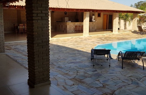 Olimpia House | Chácara Recanto Dos Pássaros 03 With Heated Pool