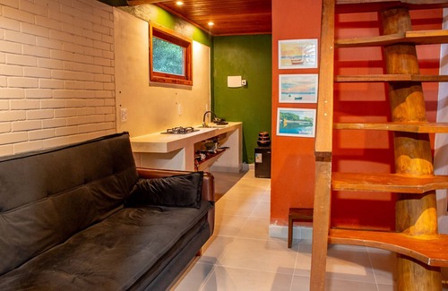 Cumuruxatiba Ski Chalet | Chalé beira mar c WIFI na Praia do Peixe Grande/BA