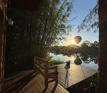 Passo de Torres Cabin | Chalé com banheira a beira do Rio Mampituba
