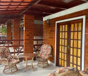 Novo Gravata Ski Chalet | Chalé da Serra - bem equipado e aconchegante para 10 pessoas em Gravatá/PE