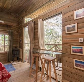 Praia Grande Cabin | Chalé Envidraçado no Itaimbezinho