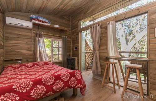Praia Grande Cabin | Chalé Envidraçado no Itaimbezinho