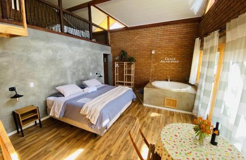 Sapucai-Mirim Ski Chalet | Chalé Jacarandá - Hidro - Wifi e mais