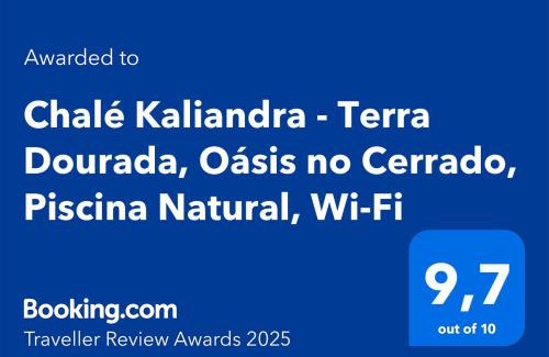 Asa Sul House | Chalé Kaliandra - Terra Dourada, Oásis no Cerrado, Piscina Natural, Wi-Fi