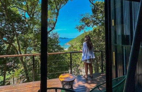 Rio das Pacas Ski Chalet | Chalé Sattva - Vista Mar - Florianópolis - SC - Brasil