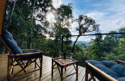 Agua Santa Apartment | Chalé Vista incrível, hidromassagem, churrasqueira