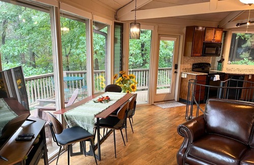 Big Canoe Ski Chalet | Chalet 141 - Peaceful wooded views, cozy interiors, plus wifi!