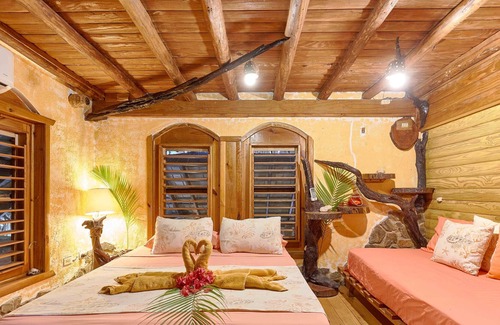 Las Galeras Ski Chalet | Chalet #4 Caribbean, grand pool villa at Chalet Tropical bio-hotel