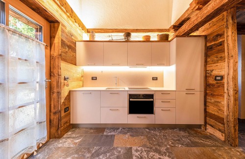 San Giovanni di Fassa Ski Chalet | Chalet "Catinaccio Rosengarten 56" with Mountain View, Garden & Wi-Fi