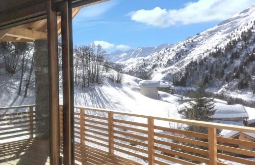 Valmeinier Ski Chalet | Chalet chaleureux montagne, Valmeinier, vue imprenable + 180 m²