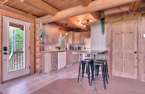 Chertsey Cabin | Chalet de Luxe en Bois Rond et Accès à la Plage Le Pic Bois Citq 305505