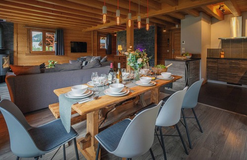 Saint-Jean-dʼAulps Ski Chalet | Chalet de Nantaux - Morzine family stay 8p with spa & sauna - OVO Network