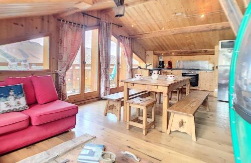 Les Belleville Ski Chalet | Chalet en bois, 4 chambres, WIFI, skis, parking proche, 8 pers - FR-1-344-791