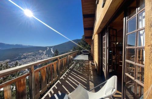 Les Angles Ski Chalet | Chalet en cascade Les Angles vue Panoramique