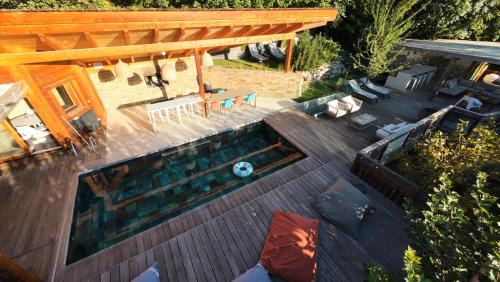 Briancon Ski Chalet | Chalet FLOCON Serre Chevalier cinéma sauna jaccuzi, piscine été