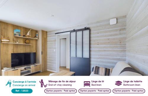 Saint-Gilles-Croix-de-Vie Ski Chalet | Chalet pour 4 - Domaine avec piscine