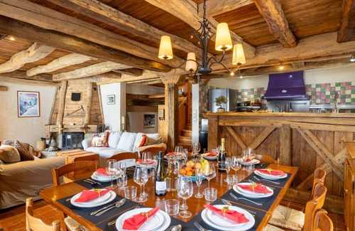 Chamonix-Mont-Blanc Ski Chalet | Chalet Melusine Big Chalet w Spa Pool, Sauna, Huge Terrace, Views & Privacy!