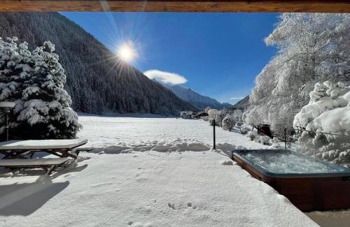 Chamonix-Mont-Blanc Ski Chalet | Chalet Melusine - Big Chalet w Spa Pool, Sauna, Huge Terrace, Views & Privacy!