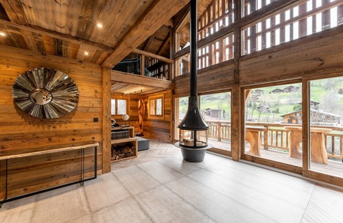 Abondance Ski Chalet | Chalet 'Millésime' with Mountain View, Private Terrace and Wi-Fi