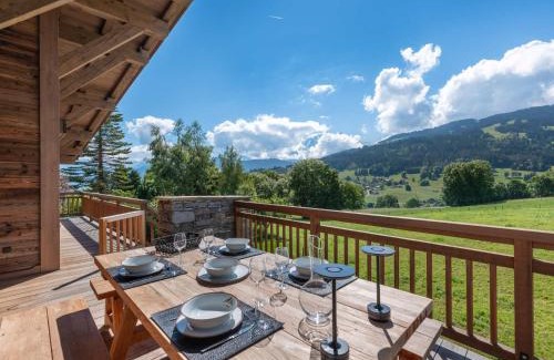 Combloux Ski Chalet | Chalet moderne avec piscine intérieure et hammam - FR-1-569-76