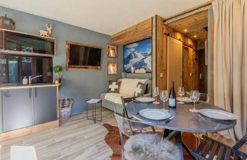 Demi-Quartier Apartment | Chalet studio Megève enface des remontées mécaniques et parking gratuit
