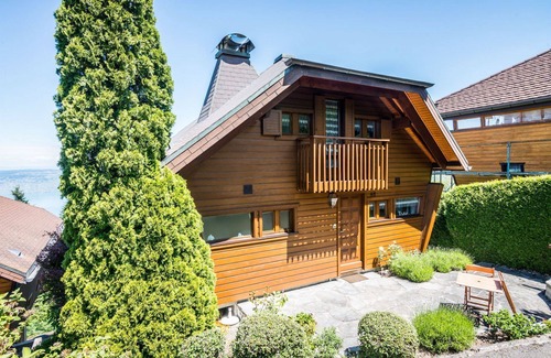 Thollon-les-Memises Ski Chalet | Chalet with a view over Lake Geneva