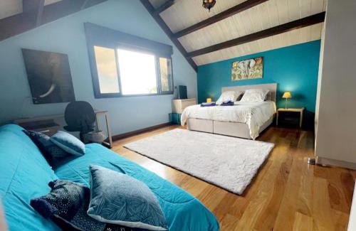 Saint-Pierre House | Chambre "bleu océan" Villa Hermès