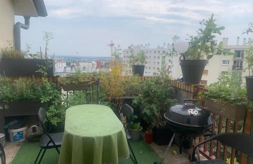 Bois Cadet-Montesquieu Apartment | Chambre Dans un bel Appartement à Nogent sur Marne Avec Terrasse