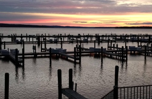 Charlevoix Boat Rental | Charlevoix Boat Slip in Premium Location with fantastic views