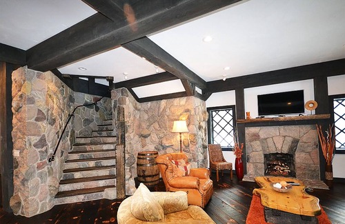 Charlevoix Villa | Charlevoix Mushroom Thatch House. Walk to Downtown. Beach Across the Street!