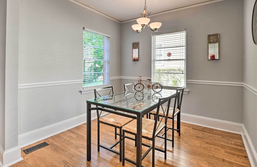 Wesley Heights House | Charlotte Home w/ Patio & Fire Pit: 2 Mi to Dtwn!