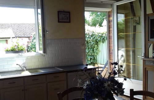 Bretteville-du-Grand Caux House | Charming cottage with fireplace, garden in the heart of a small village with shops