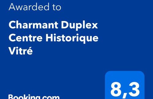 Vitre Apartment | Charmant Duplex Centre Historique Vitré