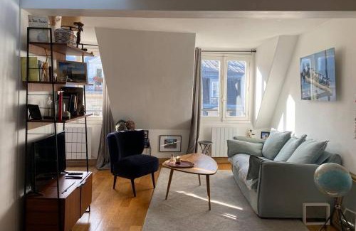 Quartier du Mail Apartment | Charmant studio lumineux en plein centre de Paris
