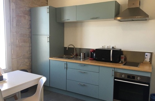 Saint-Regnobert-de-la-Cote-de-Nacre Apartment | Charmant T2 Vue Mer Décoration Soignée