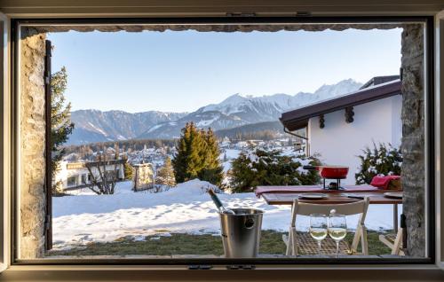 Flims Apartment | Charmantes Apartment mit grossem Garten .Kids4free.