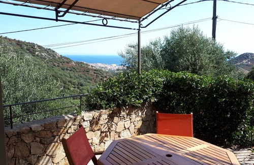 Santa-Reparata-di-Balagna Apartment | Charming apartment with garden, quiet location, sea and mountain views, sleeps 4.