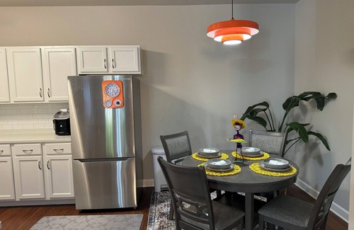 Oxford Condo | Charming 2/2 condo. Fresh, new, cozy, & eclectic. Walk 2 campus. Happy place.