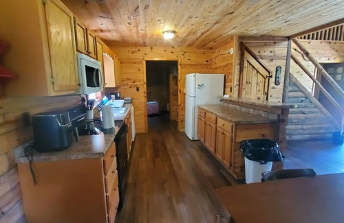 Ironton Cabin | Charming 2 bedroom cabin on a beautiful private lake.