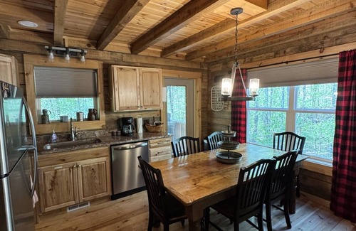 Walland Cabin | Charming 2-bedroom cabin with hot tub, outdoor firepit and Pet Friendly!