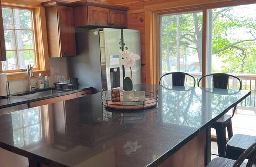 Gilford Cottage | Charming 3 bedroom Cottage, waterfront with boat slip