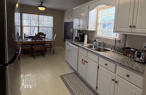 Evans House | Charming 3-bedroom house in welcoming Evans with AC, WiFi, fitness equipment