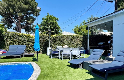 Reseda House | Charming 3-bedroom house with WiFi, pool and jacuzzi in Los Angeles