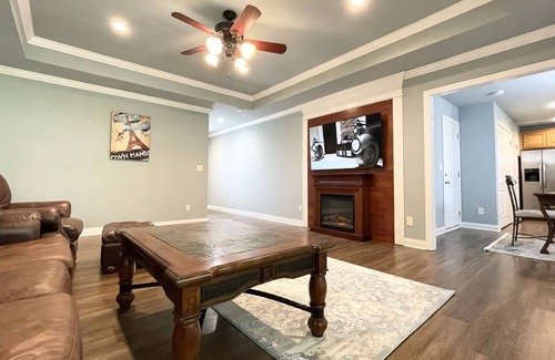 Plum Springs House | Charming 3 Bedroom Home w/ Private Fire Pit